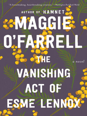 cover image of The Vanishing Act of Esme Lennox